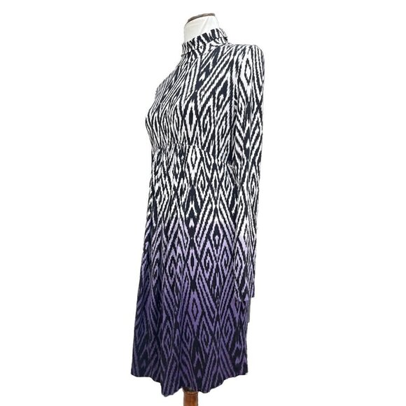 Tart Collection Mock Neck Geometric Print Dress – Size M - Picture 7 of 11
